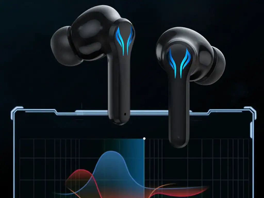 Fones de ouvido sem fio com design moderno e tecnologia avançada para áudio de alta qualidade e conforto duradouro. Perfeitos para música, chamadas e atividades esportivas.