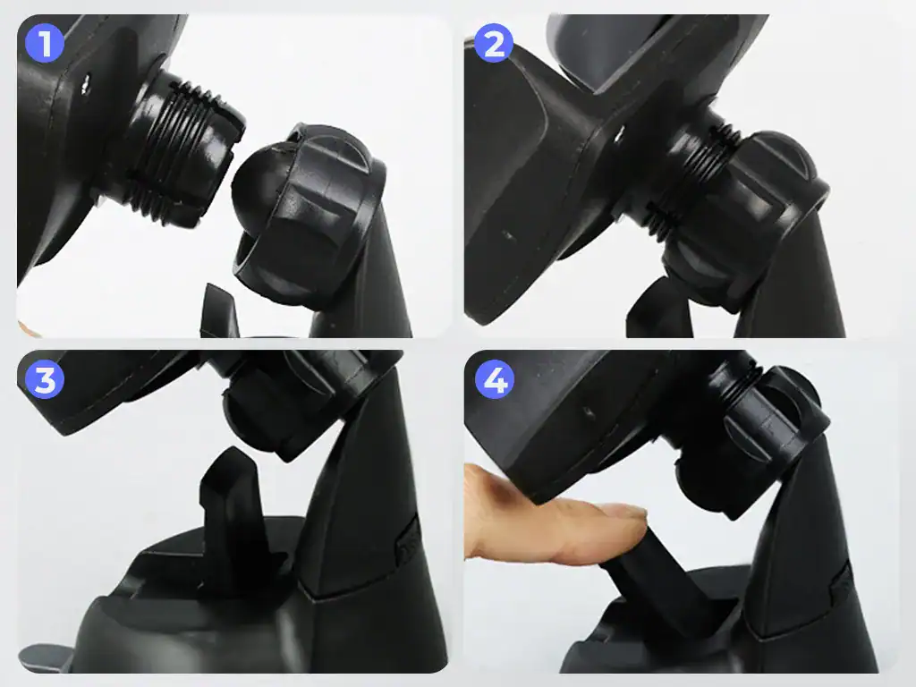 Ajuste de foco do microscópio de luz brilhante ensinando técnicas de calibração. Mantendo o controle preciso para obter imagens nítidas e detalhadas na pesquisa científica ou escolar.