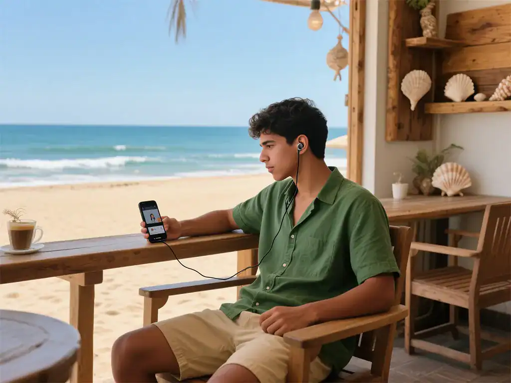 Surfwear confortável para praia com estilo, perfeito para dias de lazer e relaxamento ao ar livre.