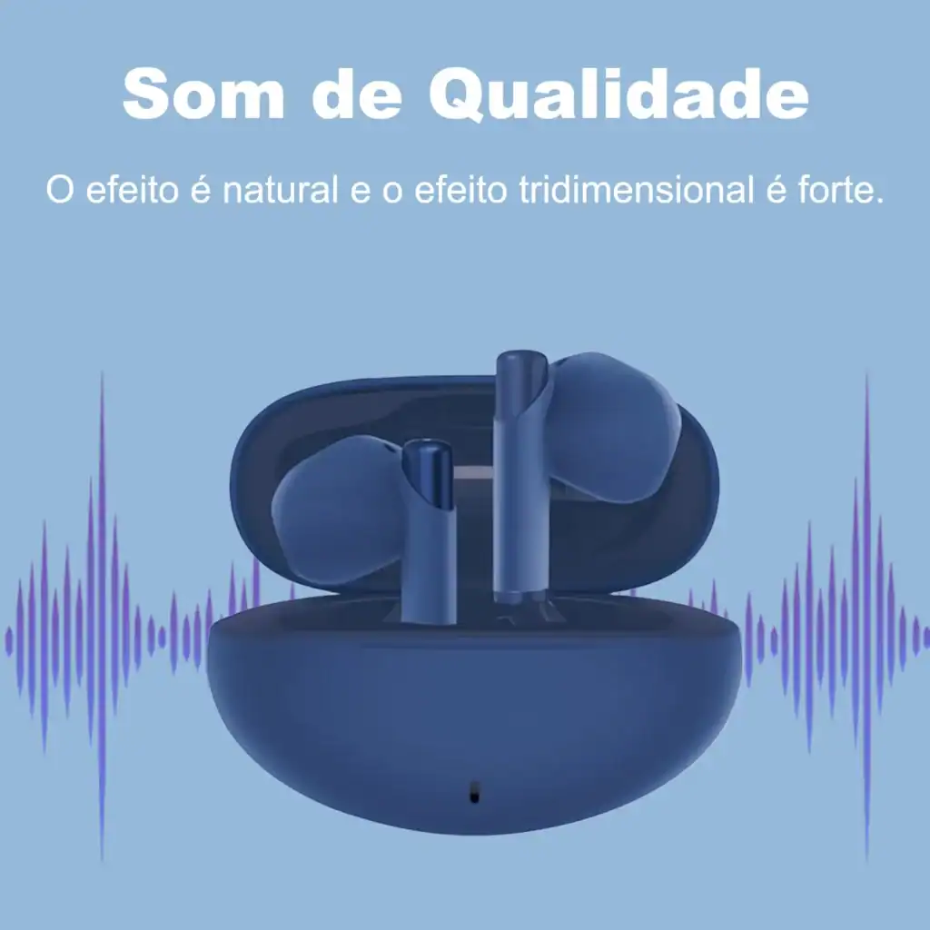 Fone sem fio Bluetooth preto, com design ergonômico, ideal para música e chamadas, compatível com smartphones e dispositivos inteligentes.