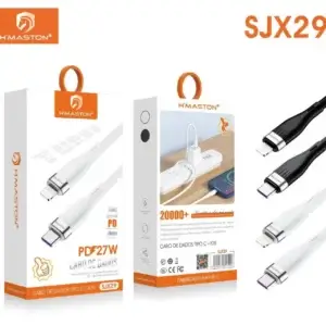 Cabo de dados USB Tipo C para iPhone e dispositivos compatíveis, alta velocidade de carregamento e transmissão, com qualidade H'MASTON.