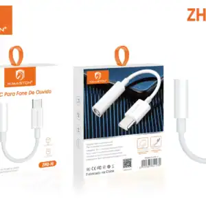 Adaptador de áudio Type-C para fone de ouvido, compatível com smartphones com entrada USB-C, acessórios de tecnologia H'MASTON.