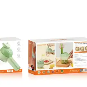 HMaston FE07 Cortador Elétrico de Legumes 4 em 1 USB