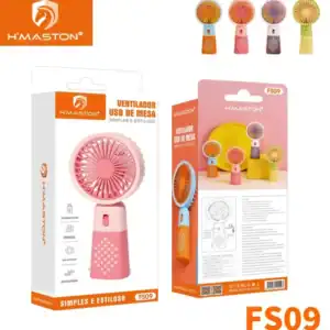 HMaston FS09 Ventilador Portátil USB Recarga Silencioso