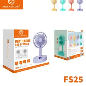 Mini ventilador USB de mesa portátil, ideal para aparelhos eletrônicos, com design compacto, controle de velocidade, LED de luz e função ajustável, perfeito para uso doméstico ou escritório.