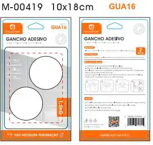 HMaston GUA16 Gancho Praticidade e Segurança
