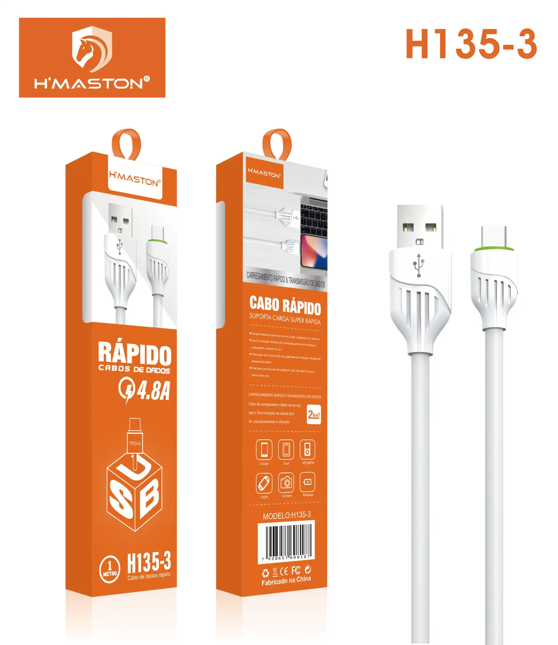 HMaston H135-3 Cabo Alta Qualidade para Carregamento