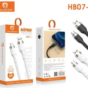HMaston HB07-1 Cabo USB Carregamento Rápido e Durável