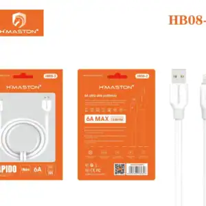HMaston HB08-2 Cabo USB para Carregamento Rápido