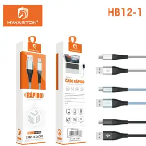 HMaston HB12-1 Cabo USB para Carregamento Rápido