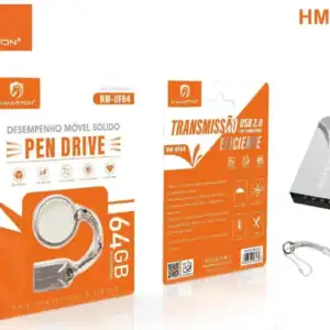 HMaston HM-UF64 Pendrive 64GB Portátil em Metal