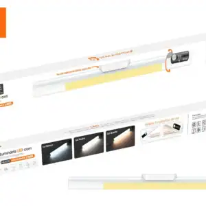 HMaston ND09 Lâmpada LED Portátil com Sensor Inteligente – Recarregável e Automática