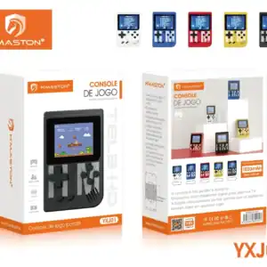 H’Maston YXJ01 Console Portátil Retrô | 400 Jogos Integrados, Tela LCD 3"
