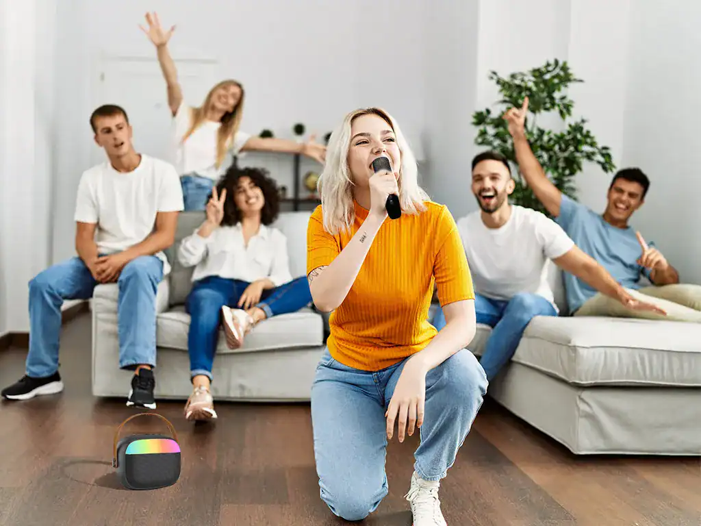 Microfone Incluso para Karaokê e Eventos