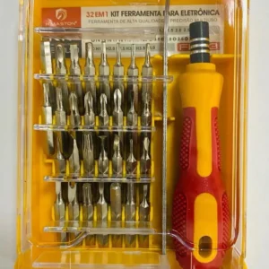 HMaston FM03 Kit Chaves de Precisão 32 Em 1 Equipado com 32 cabeças de parafusos substituíveis
