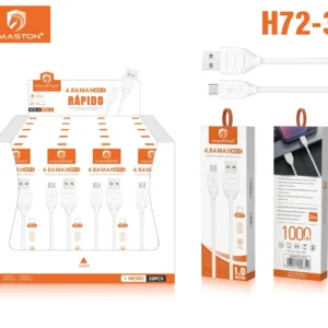 HMaston H72-3 Cabo Tipo C 4.8A 1M H72-3 (2 em 1) Hmaston Carregamento rápido