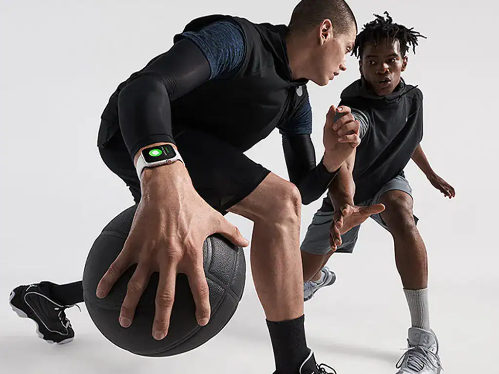 Relógio inteligente fitness para atletas.