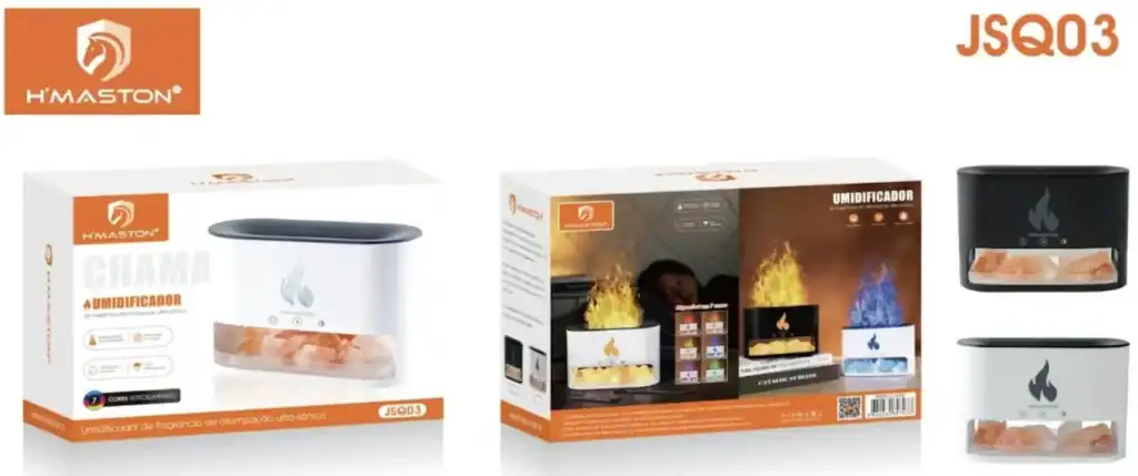 H'MASTON JSQ03 Umidificador de Aromas com design moderno e funcionalidade eficiente para ambientes domésticos e comerciais.