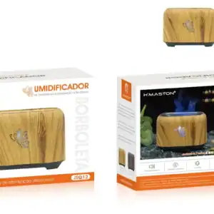 Umidificador de fragrância H'MASTON JSQ12 com tecnologia de atomização ultrassônica, ideal para ambientes com aroma relaxante e bem-estar. Design compacto e moderno.