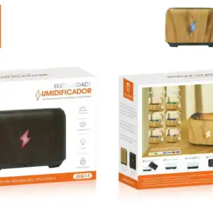 Difusor de aroma e umidificador de ar H'MASTON JSQ14, com design elegante e funcionalidade para ambientes mais saudáveis.