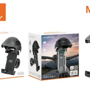 Fone Bluetooth externo para capacete H'Maston MT101 com bateria de 800mAh, até 40 horas de uso contínuo, ideal para motociclistas que buscam praticidade e alta performance.
