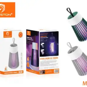 Lâmpada elétrica atraente para insetos, com luz UV que elimina mosquitos e outros insetos de forma eficiente e segura. Ideal para ambientes internos e externos, proporcionando conforto e proteção.