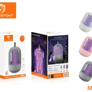 Luminária anti-mosquito H’Maston MW02 com luz atraente, eficaz na repelência de mosquitos, ideal para ambientes internos e externos, com design moderno e alta durabilidade.