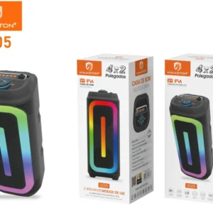 HMaston QS05 Caixa De Som Bluetooth com LED RGB