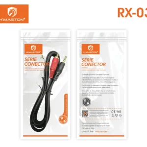 HMaston RX03 Cabo de Áudio Conector P2 para 2RCA