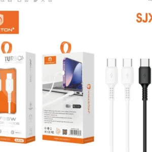 HMaston SJX36 Cabo HMaston SJX36 Tipo-C para Tipo-C Turbo 65W Potência máxima: 65W (Turbo / Power Delivery)
