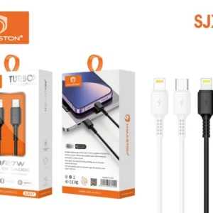 HMaston SJX37 Cabo H’Maston SJX37 Tipo-C para Lightning - Carregamento Turbo: 65W