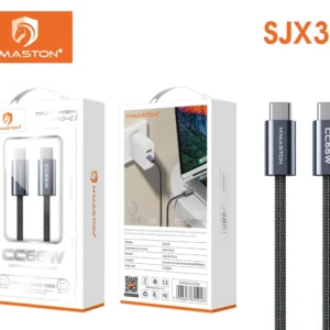 HMaston SJX38 Cabo Carregador Turbo 66w Usb-c Tipo C - Comprimento de 2 metros