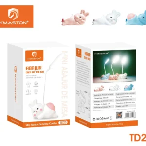 HMaston TD20 Luminária Coelho LED Recarregável Luz LED recarregável