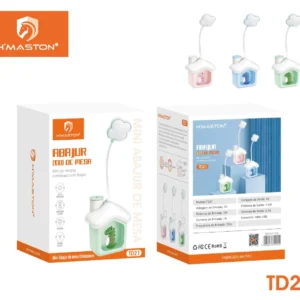 HMaston TD21 Luminária Dinossauro Luz ajustável em 2 níveis
