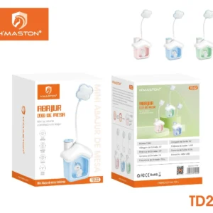 HMaston TD22 Luminária Unicórnio 2 Níveis com Cofrinho Luz ajustável