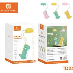 HMaston TD24 Luminária Tema Tiranossauro