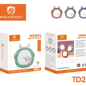 HMaston TD25 Luminária Pequeno Cartoon LED Design fofo e compacto