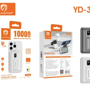 HMaston YD32 Carregador Portátil Magsafe Powerbank 10000mAh - Capacidade de 10000mAh