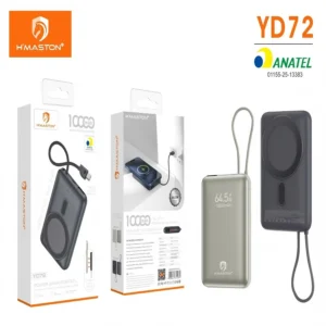 HMaston YD72 Carregador Portátil YD72 Capacidade de 1000mAh