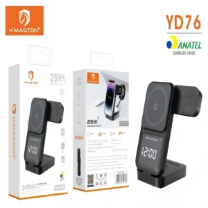 HMaston YD76 Carregador Indutivo de Mesa Sem Fio com Carregamento eficiente de 25W