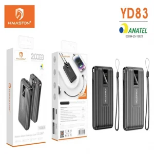 HMaston YD83 Power Bank Capacidade: 20000mAh