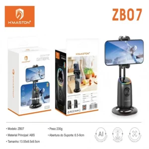 HMaston ZB07 Gimbal Suporte Celular com Rastreamento automático inteligente