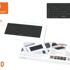 Teclado sem fio H'Maston JP110 com 78 teclas de alta precisão, design compacto e tecnologia de membrana tipo tesoura para maior conforto e durabilidade, ideal para uso doméstico e profissional.