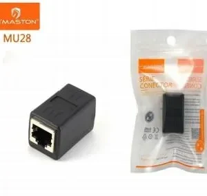 HMaston MU28 Conector Emenda RJ45 Fêmea → Fêmea - Tipo de conector: RJ45 fêmea → RJ45 fêmea