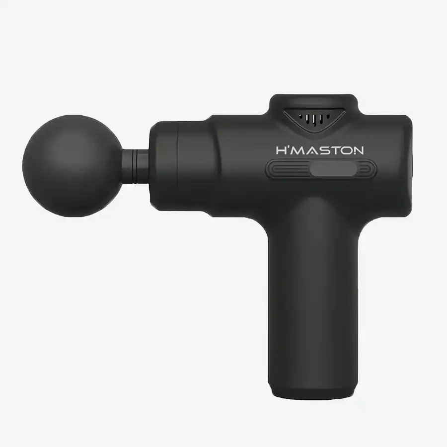 Massageador de corpo H'MASTON, dispositivo portátil para alívio muscular, com design ergonômico e potente motor para massagens eficazes e relaxantes.