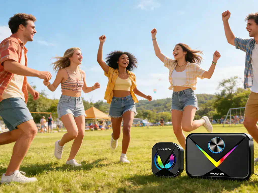 AUGMENTE sua experiência com os produtos H'MASTON, ideais para atividades ao ar livre, festas e encontros com amigos. Aproveite a qualidade e inovação em áudio portátil e acessórios de alta performanc.