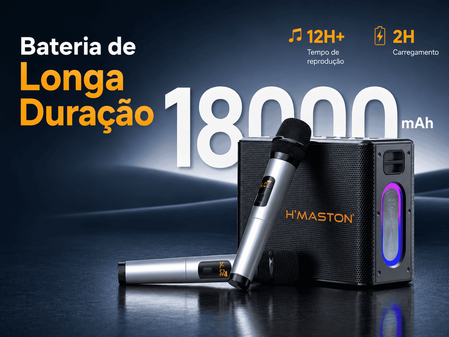 🔋 Bateria de Longa Duração